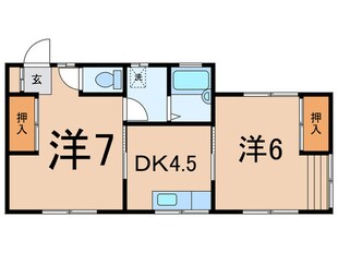 コ－ポ和島の物件間取画像